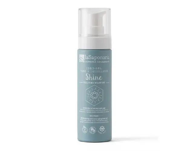 Gel ultra lejer iluminator si hidratant pt fata si decolteu, 50ml, La Saponaria