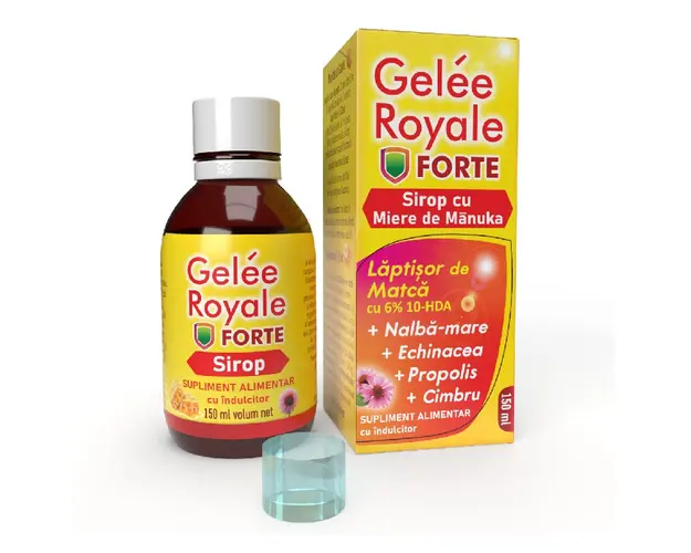 Gelee Royale FORTE Sirop cu Manuka, 150 ml, Justin Pharma