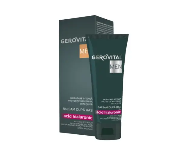 Balsam dupa ras cu HA,100ml, Gerovital Men
