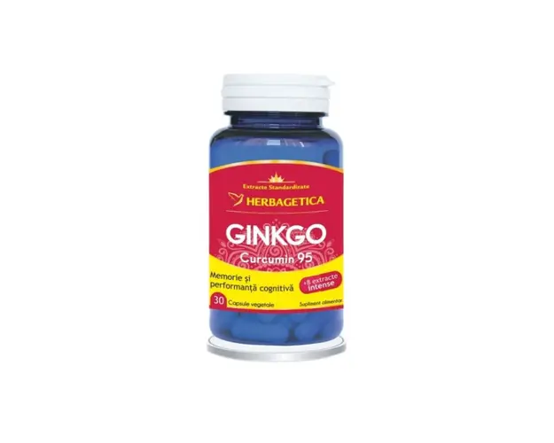 Gingko Curcumin95, 30 capsule, Herbagetica