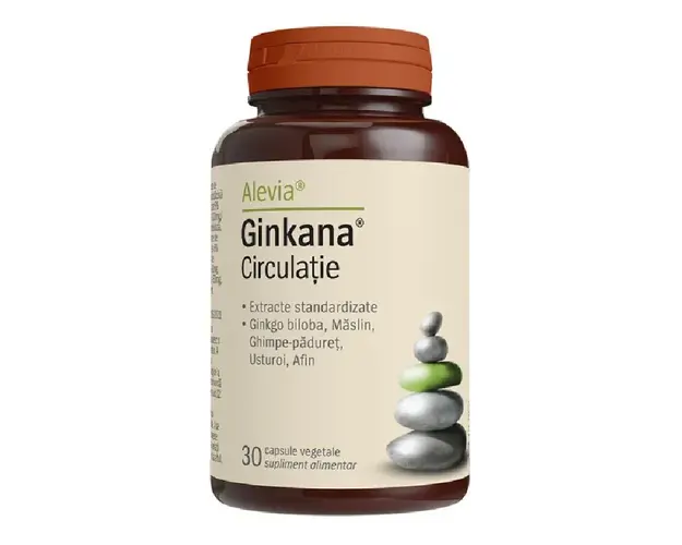 Ginkana Circulatie, 30 capsule, Alevia