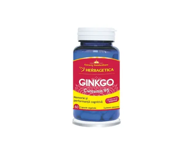 Ginkgo Curcumin95, 60 capsule, Herbagetica