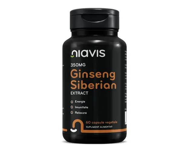 Ginseng siberian, 60 capsule, Niavis