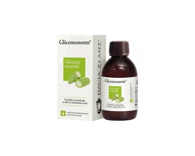 Tinctura Glicemonorm, 200 ml, Dacia Plant