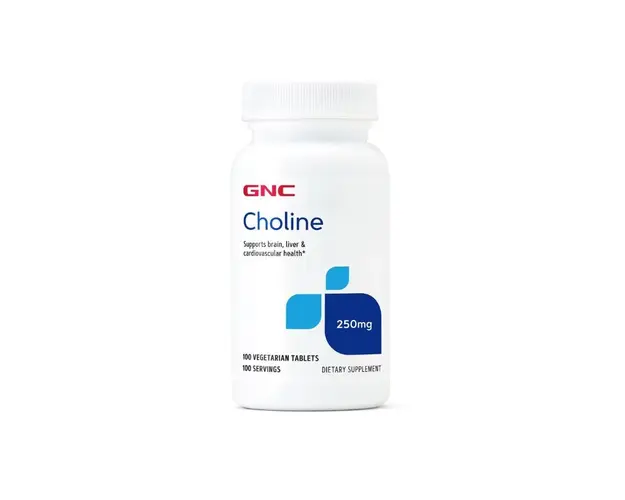 Colina 250mg, 100 tablete, GNC