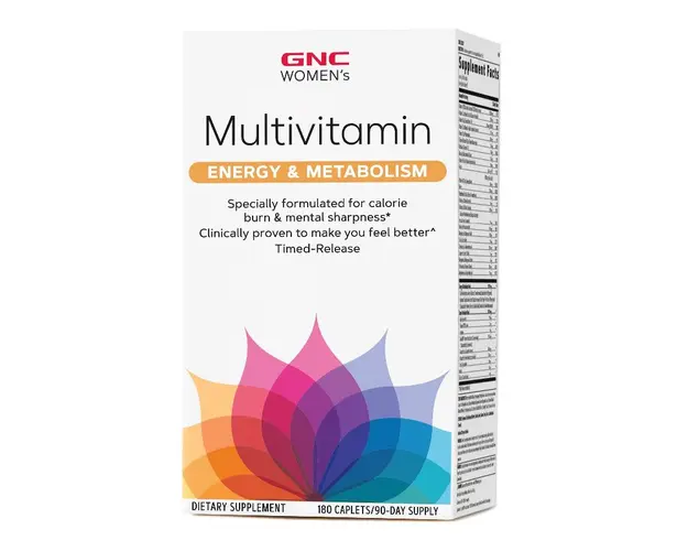 Women's Ultra Mega® Energy & Metabolism, Complex de Multivitamine pentru Femei, 180 tablete, GNC 
