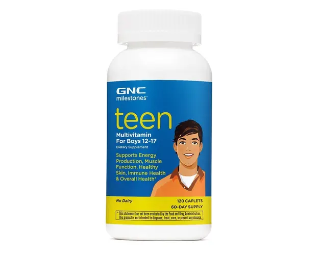 Multivitamine pentru Baieti 12-17 ani, Milestones® Teen, 120 tablete, GNC 