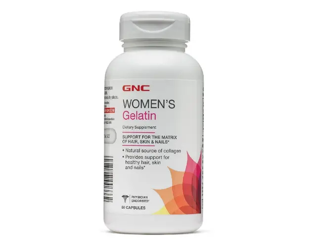 Women`s Gelatin, Gelatina 778 mg, 60 capsule, GNC