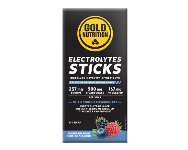 Electroliti cu fructe de padure Electrolytes, 10 plicuri, GoldNutrition