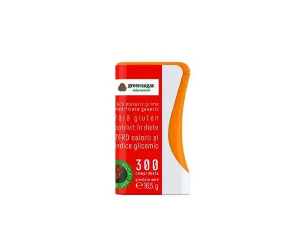 Green sugar dispenser, 300 comprimate, Remedia
