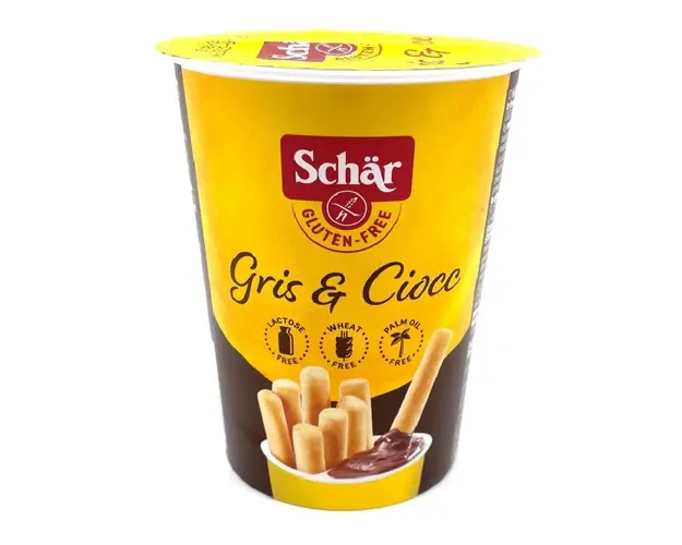 Grisine si crema de ciocolata fara gluten, 52g, Dr. Schar