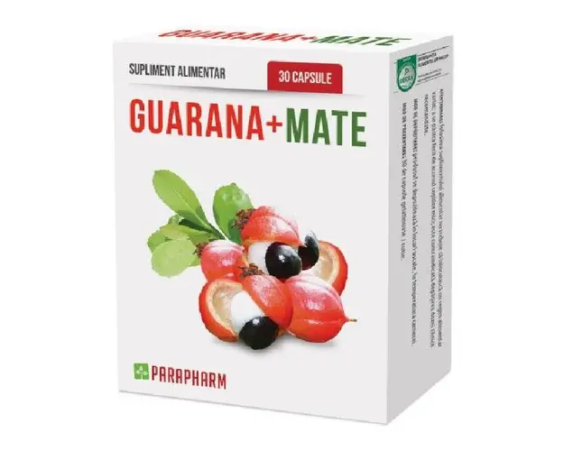 Guarana + Mate, 30 capsule, Parapharm