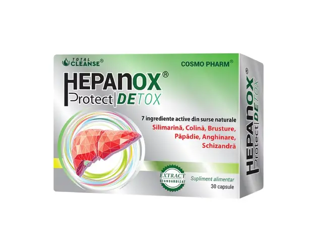 Hepanox Protect Detox, 30 capsule, Cosmo Pharm