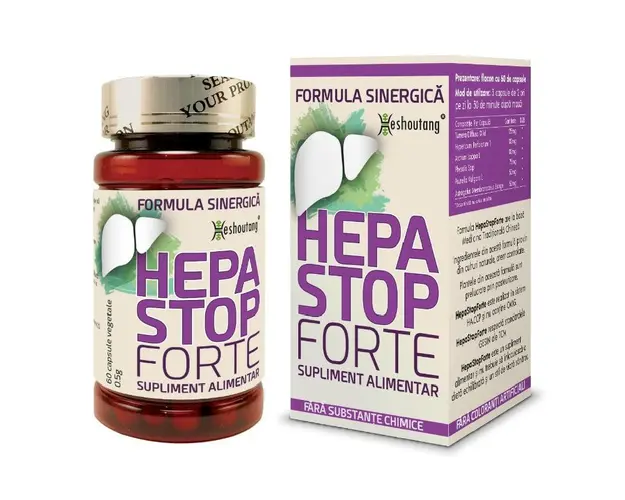 HepaStop Forte, 60 capsule, Qingdao Heshoutang