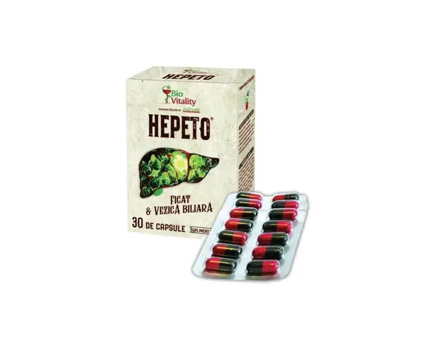 Hepeto, 30 capsule, Bio Vitality