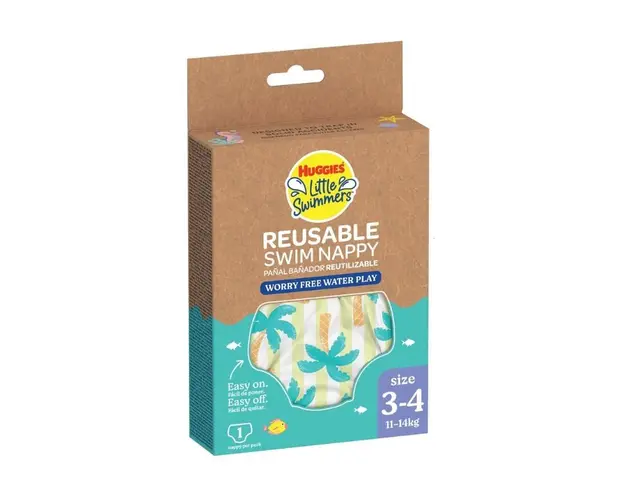 Scutec chilotel baie refolosibil, Tropical, Nr.3-4, 11-14 kg, 1 bucata, Huggies