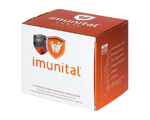 Imunital Shots pentru sistemul imunitar, 20 bucati*10ml, Valentis