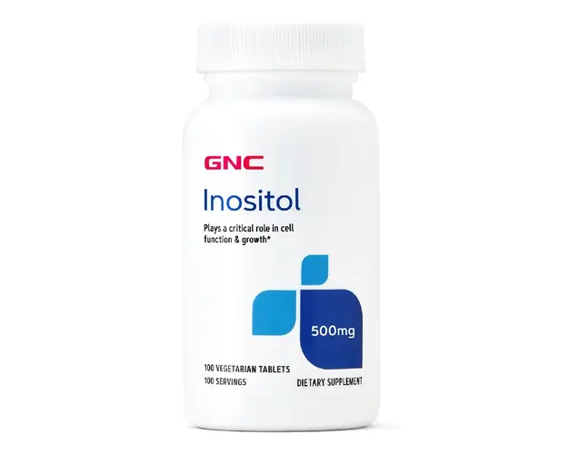 Inositol 500 mg, Inozitol, 100 tablete, GNC 