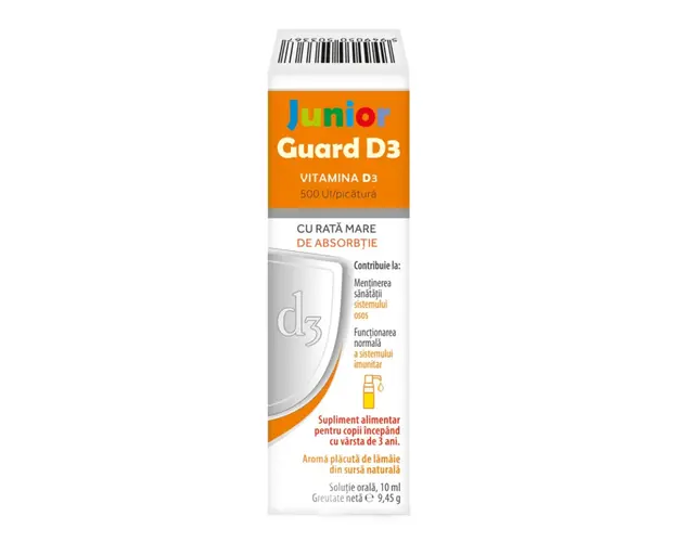 Vitamina D3 Junior Guard, 10 ml, Magna Pharm