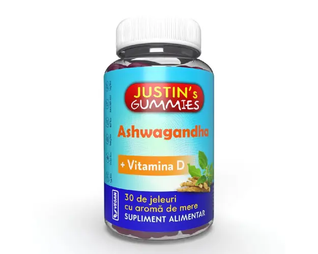 Ashwagandha, 30 jeleuri, Justin Pharma