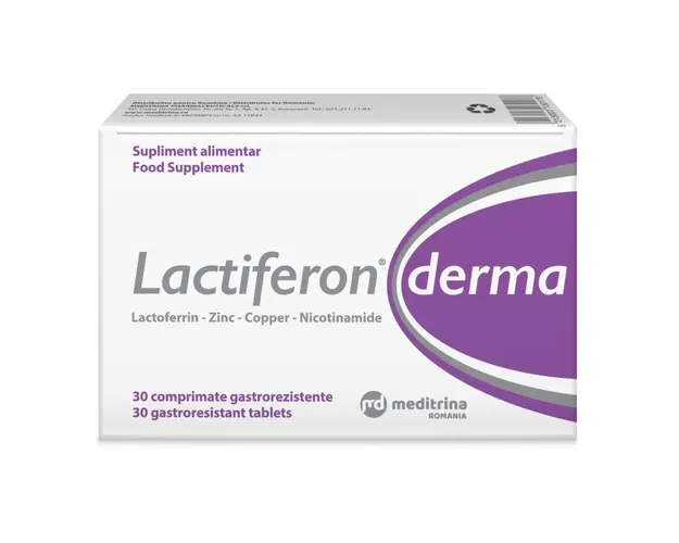 Lactiferon Derma, 30 comprimate, Meditrina Pharmaceuticals