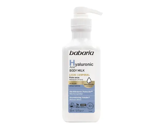 Lapte de corp cu acid hialuronic, 500 ml, Babaria