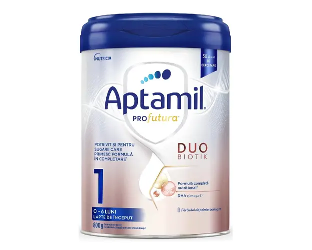 Lapte praf PROfutura DUOBIOTIK 1+, 800 g, 1-2 ani, Aptamil 
