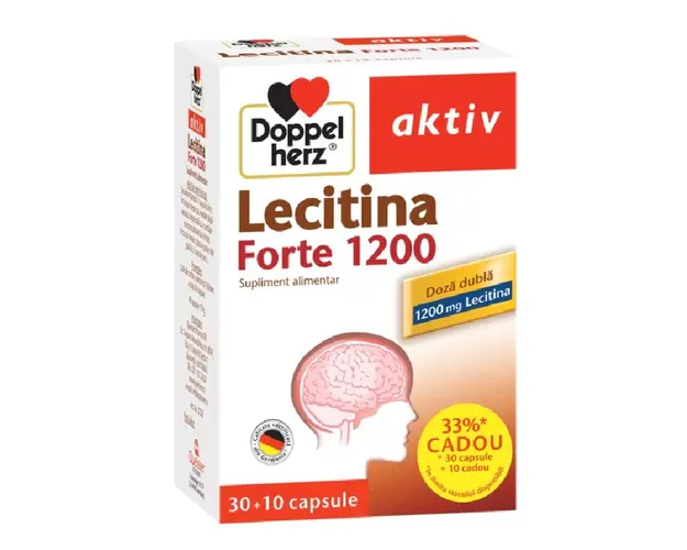 Lecitina Forte 1200, 30+10 capsule, Doppelherz 