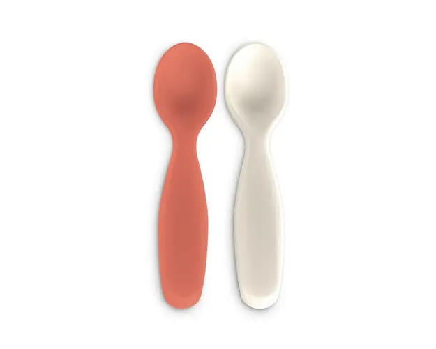 Lingurite Go Natural, coral/bej, Suavinex