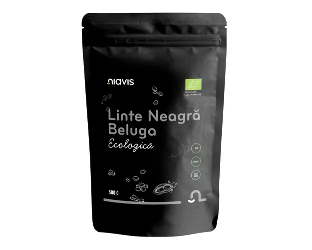 Linte neagra Beluga Bio, 500 g, Niavis