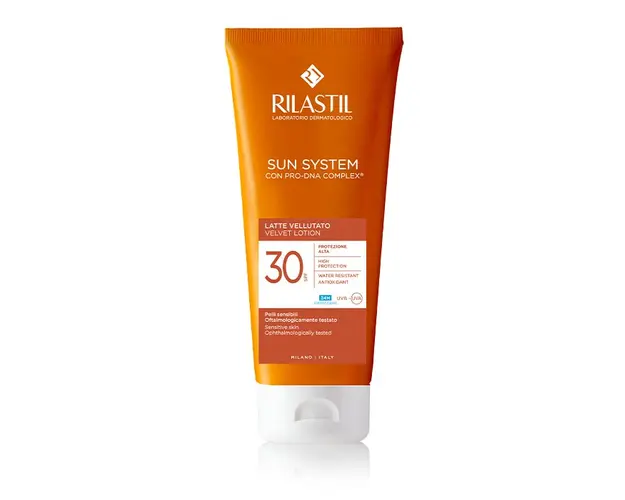 Lotiune catifelata cu SPF 30 SUN SYSTEM, 200ml, RILASTIL