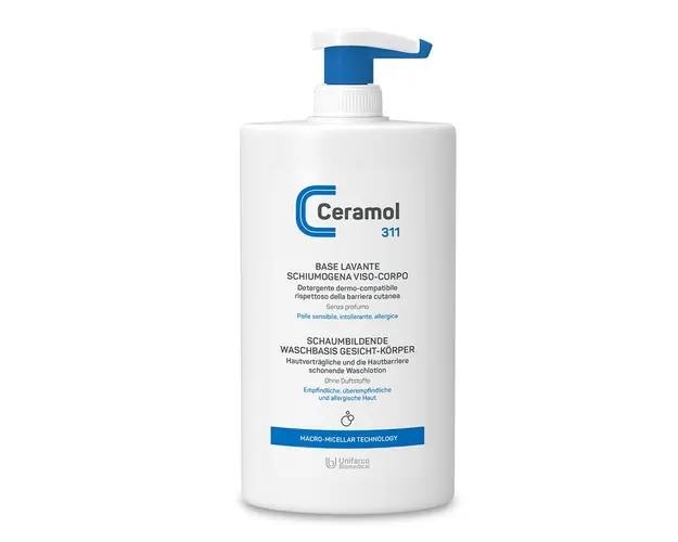 Lotiune de curatare pentru corp si ten, 400 ml, Ceramol