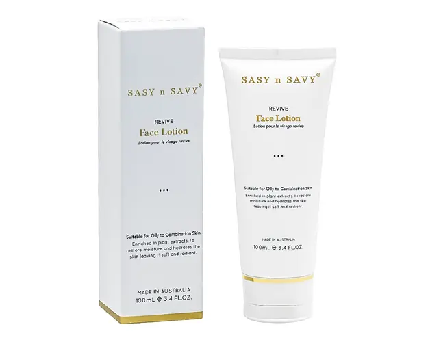 Lotiune faciala revitalizanta, 100ml, Sasy n Savy