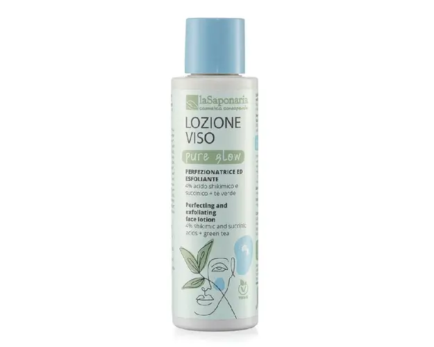 Lotiune pentru fata exfolianta si iluminatoare, 150ml, La Saponaria
