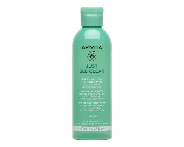 Lotiune purifianta pentru pori dilatati Just Bee Clear, 200 ml, Apivita