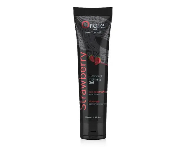 Gel intim Lube Tube Strawberry, 100 ml, Orgie