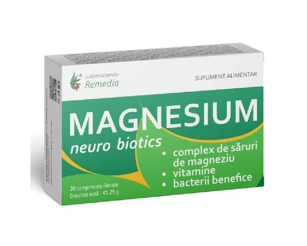 Magnesium Neuro Biotics, 30 comprimate, Remedia