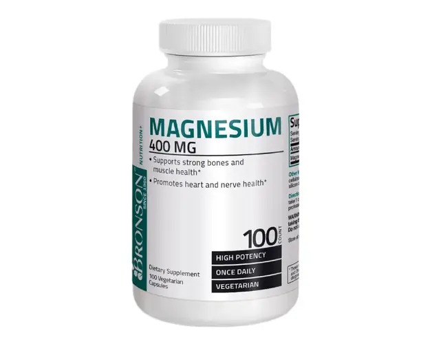 Magneziu 400 mg, 100 capsule, Bronson Laboratories