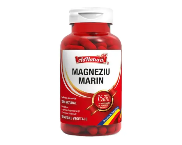 Magneziu Marin, 30 capsule, AdNatura