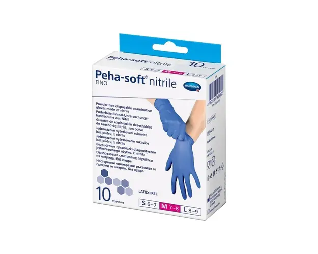 Manusi HartMann Peha-Soft Nitrile FINO M x 10 buc/cutie