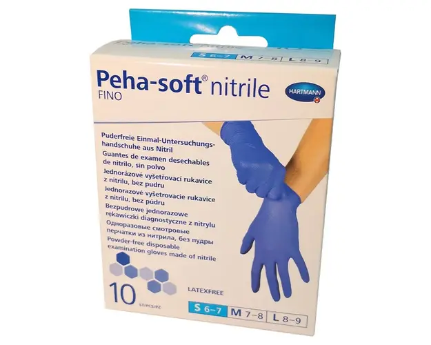 Manusi HartMann Peha-Soft Nitrile FINO S x 10 buc/cutie