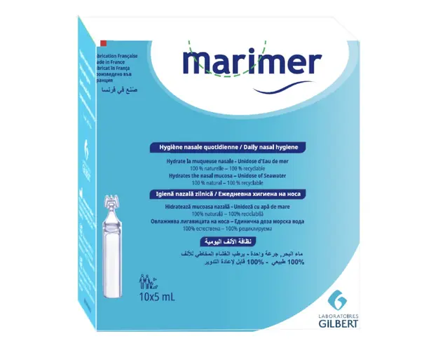 Izotonic igiena nazala zilnica, 10 doze*5 ml, Marimer