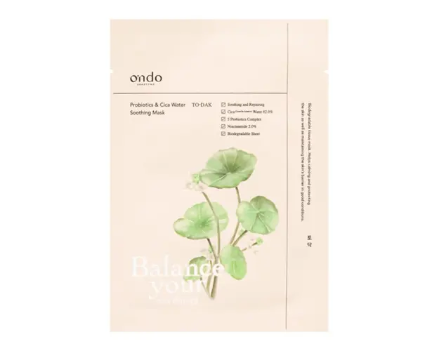 Masca calmanta cu probiotice si Centella, 25ml, Ondo Beauty 36.5