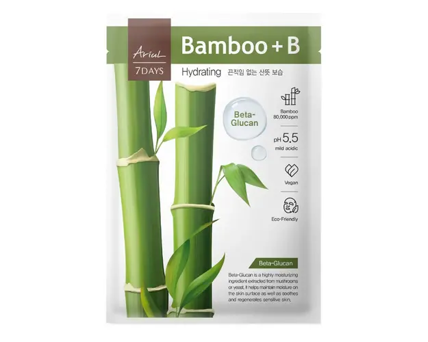 Masca cu Bambus si Beta glucan, 7Days Plus, 1 bucata, Ariul