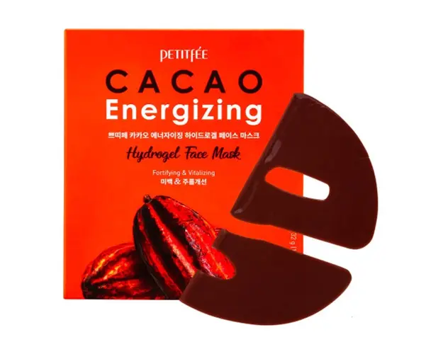 Masca de hidrogel energizanta cu cacao CACAO ENERGIZING, 32g, Petitfee