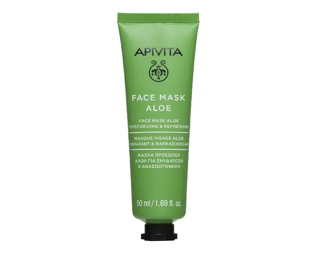 Masca hidratanta cu extract de aloe, 50 ml, Apivita