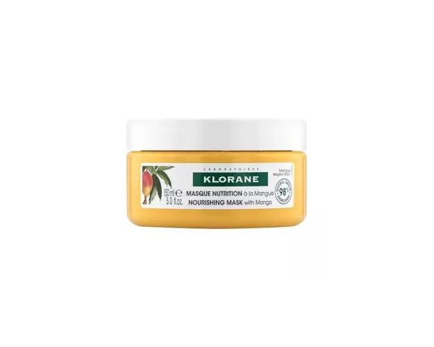 Masca nutritiva cu unt de mango pentru par uscat, 150 ml, Klorane