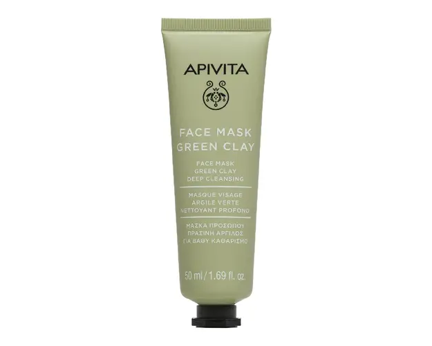 Masca pentru curatare cu argila verde, 50 ml, Apivita