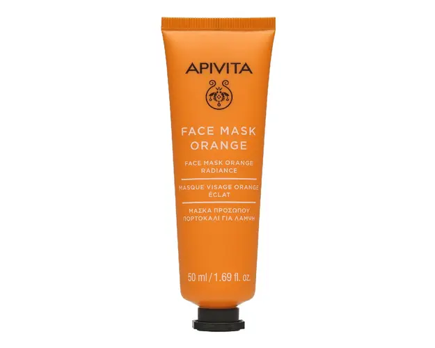 Masca pentru luminozitate cu portocale, 50 ml, Apivita