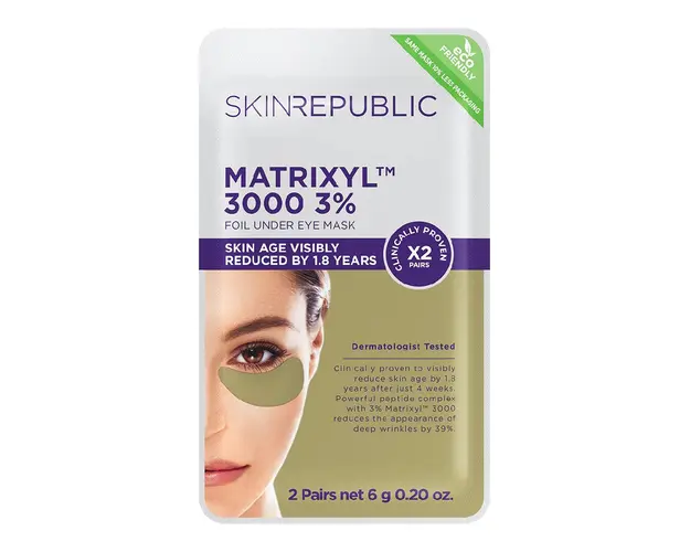 Masca pentru ochi cu Matrixyl 3%, 2 perechi, Skin Republic 
